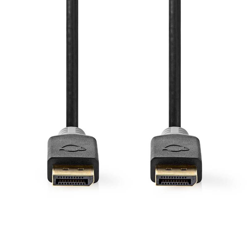 Nedis CCBW37014AT10 DisplayPort-Kabel | DisplayPort Male | DisplayPort Male | 8K@60Hz | Verguld | 1.0 m | Rond | PVC ...
