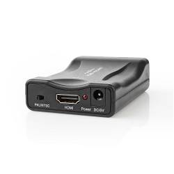Nedis VCON3461BK HDMI™-Converter | HDMI™ Input | Scart Female | 1-weg | 1080p | 1.2 Gbps | ABS | Zwart