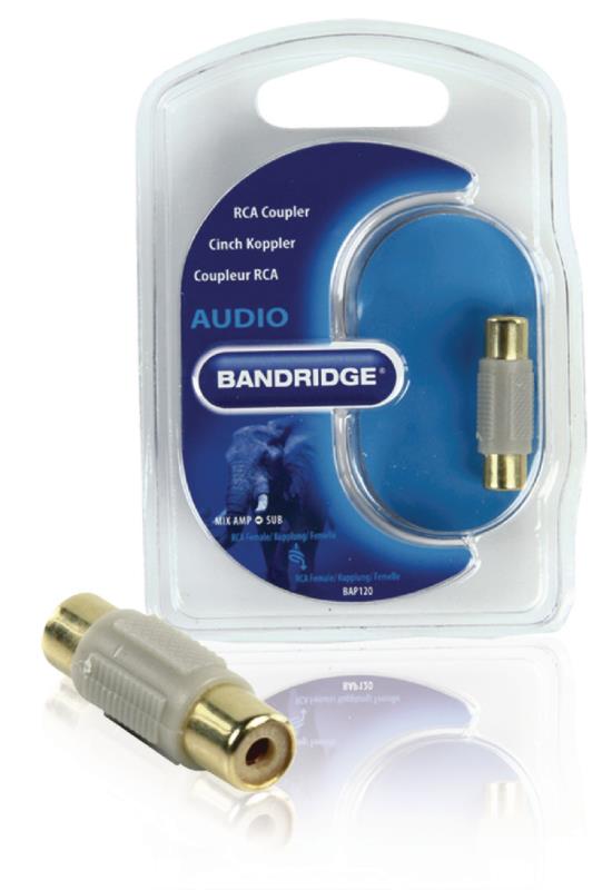 Bandridge BAP120 RCA-aansluiting
