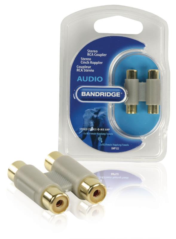 Bandridge BAP122 RCA-stereo-aansluiting