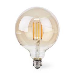 Nedis WIFILRF10G125 SmartLife LED Filamentlamp | Wi-Fi | E27 | 806 lm | 7 W | Warm Wit | Glas | Android™ / IOS | Globe