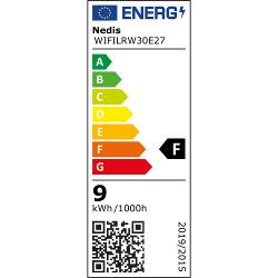 Nedis WIFILRW30E27 SmartLife LED Bulb | Wi-Fi | E27 | 806 lm | 9 W | Warm to Cool White | Energieklasse: F | Android™...