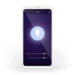 Nedis WIFILRW10E14 SmartLife LED Bulb | Wi-Fi | E14 | 470 lm | 4.9 W | Warm to Cool White | Energieklasse: F | Androi...