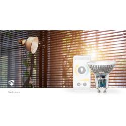 Nedis WIFILRW10GU10 SmartLife LED Bulb | Wi-Fi | GU10 | 345 lm | 4.9 W | Warm to Cool White | Energieklasse: G | Andr...