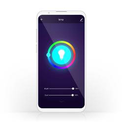 Nedis WIFILRC20E27 SmartLife Multicolour Lamp | Wi-Fi | E27 | 806 lm | 9 W | RGB + Instelbaar Wit | Android™ / IOS | ...