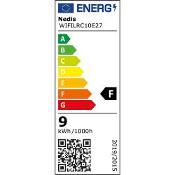Nedis WIFILRC10E27 SmartLife Multicolour Lamp | Wi-Fi | E27 | 806 lm | 9 W | RGB + Instelbaar Wit | Android™ / IOS | ...