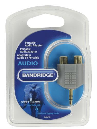 Bandridge BAP432 Adapter voor draagbare audio