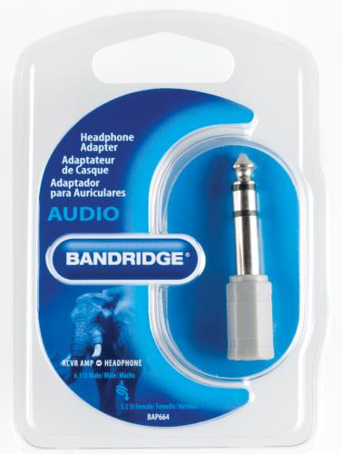 Bandridge BAP664 Hoofdtelefoonadapter