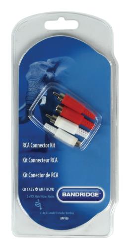 Bandridge BPP100 RCA-connectorset