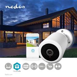 Nedis SLNVRC01CWT SmartLife Draadloos Camerasysteem | Extra camera | Full HD 1080p | IP65 | Nachtzicht | Wit