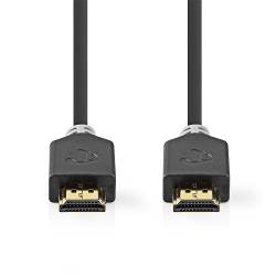 Nedis CVBW35000BK30 HDMI™ Kabel | HDMI™ Connector | HDMI™ Connector | 8K@60Hz | eARC | Verguld | 3.00 m | PVC | Antra...