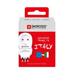 Skross 1.500212-E Europa naar Italië Voor 2- en 3-polige apparaten