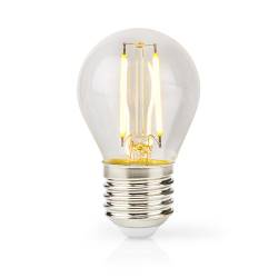 Nedis LBFE27G452 LED-Filamentlamp E27 | G45 | 4.5 W | 470 lm | 2700 K | Warm Wit | Aantal lampen in verpakking: 1 Stuks