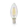Nedis LBFE14C352 LED-Filamentlamp E14 | Kaars | 4.5 W | 470 lm | 2700 K | Warm Wit | Aantal lampen in verpakking: 1 S...