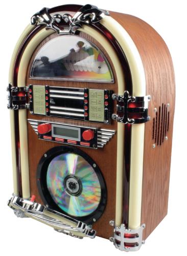 basicXL BXL-JB10 Retro jukebox met AM / FM radio en CD-speler