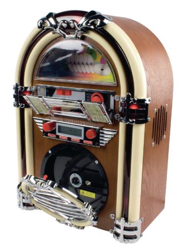 basicXL BXL-JB10 Retro jukebox met AM / FM radio en CD-speler