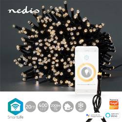 Nedis WIFILX01W400 SmartLife Decoratieve LED | Wi-Fi | Warm Wit | 400 LED's | 20.0 m | Android™ / IOS