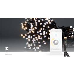 Nedis WIFILX02W100 SmartLife Decoratieve LED | Wi-Fi | Warm tot koel wit | 100 LED's | 10.0 m | Android™ / IOS