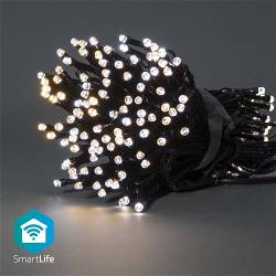 Nedis WIFILX02W200 SmartLife Decoratieve LED | Wi-Fi | Warm tot koel wit | 200 LED's | 20.0 m | Android™ / IOS