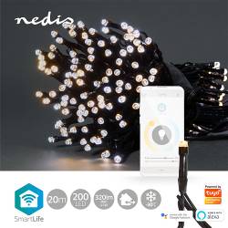 Nedis WIFILX02W200 SmartLife Decoratieve LED | Wi-Fi | Warm tot koel wit | 200 LED's | 20.0 m | Android™ / IOS