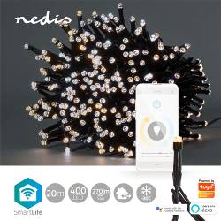 Nedis WIFILX02W400 SmartLife Decoratieve LED | Wi-Fi | Warm tot koel wit | 400 LED's | 20.0 m | Android™ / IOS