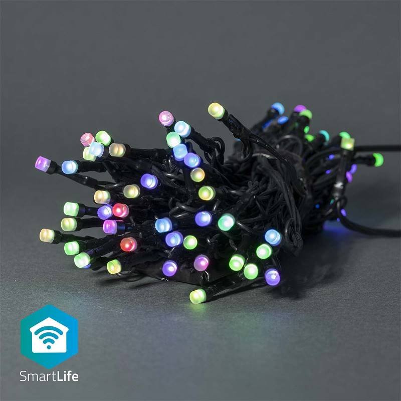 Nedis WIFILX01C42 SmartLife Decoratieve LED | Wi-Fi | RGB | 42 LED's | 5.00 m | Android™ / IOS