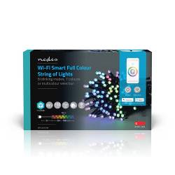 Nedis WIFILX01C168 SmartLife Decoratieve LED | Wi-Fi | RGB | 168 LED's | 20.0 m | Android™ / IOS