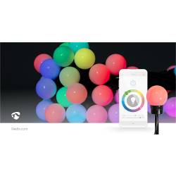 Nedis WIFILP02C48 SmartLife Decoratieve LED | Wi-Fi | RGB | 48 LED's | 10.8 m | Android™ / IOS