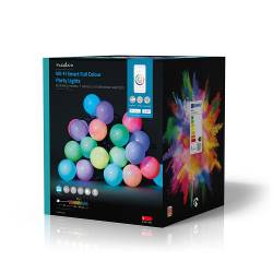 Nedis WIFILP03C20 SmartLife Decoratieve LED | Wi-Fi | RGB | 20 LED's | 10 m | Android™ / IOS