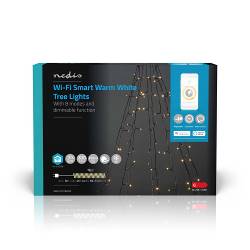 Nedis WIFILXT01W200 SmartLife Decoratieve LED | Wi-Fi | Warm Wit | 200 LED's | 10 x 2 m | Android™ / IOS
