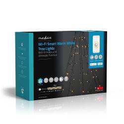 Nedis WIFILXT01W200 SmartLife Decoratieve LED | Wi-Fi | Warm Wit | 200 LED's | 10 x 2 m | Android™ / IOS