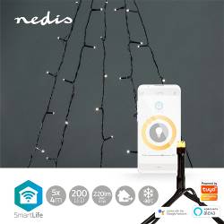 Nedis WIFILXT11W200 SmartLife Decoratieve LED | Wi-Fi | Warm Wit | 200 LED's | 5 x 4 m | Android™ / IOS