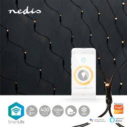 Nedis WIFILXN01w400 SmartLife Decoratieve LED | Wi-Fi | Warm Wit | 400 LED's | 3 x 3 m | Android™ / IOS