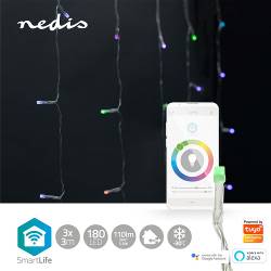 Nedis WIFILXC01C180 SmartLife Decoratieve LED | Wi-Fi | RGB | 180 LED's | 3 m | Android™ / IOS