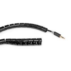 Nedis CMSW1316BK200 Kabelmanagement | Sleeve | 2.00 m | 1 Stuks | Maximale kabeldikte: 16 mm | PE | Zwart