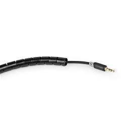 Nedis CMSW1316BK200 Kabelmanagement | Sleeve | 2.00 m | 1 Stuks | Maximale kabeldikte: 16 mm | PE | Zwart
