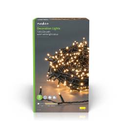 Nedis CLLS720 Decoratieve Verlichting | Koord | 720 LED's | Warm Wit | 54.00 m | Licht effecten: 7 | Binnen & Buiten ...