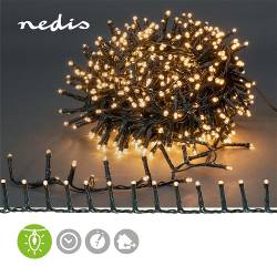Nedis CLCC400 Decoratieve Verlichting | Compacte cluster | 400 LED's | Warm Wit | 8.00 m | Licht effecten: 7 | Binnen...