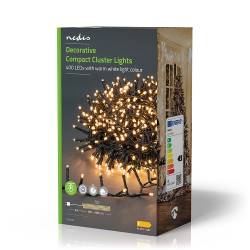 Nedis CLCC400 Decoratieve Verlichting | Compacte cluster | 400 LED's | Warm Wit | 8.00 m | Licht effecten: 7 | Binnen...