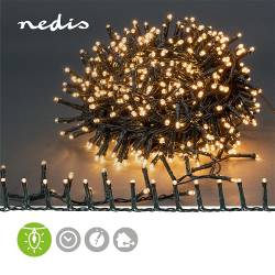 Nedis CLCC560 Decoratieve Verlichting | Compacte cluster | 560 LED's | Warm Wit | 11.2 m | Licht effecten: 7 | Binnen...