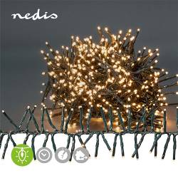 Nedis CLCS576 Decoratieve Verlichting | Cluster | 576 LED's | Warm Wit | 4.20 m | Licht effecten: 7 | Binnen & Buiten...