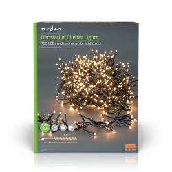 Nedis CLCS768 Decoratieve Verlichting | Cluster | 768 LED's | Warm Wit | 5.60 m | Licht effecten: 7 | Binnen & Buiten...