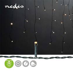 Nedis CLLC360 Decoratieve IJspegel Verlichting | 360 LED's | Warm Wit | 9.00 m | Licht effecten: 7 | Netvoeding