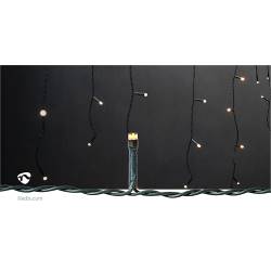 Nedis CLLC360 Decoratieve IJspegel Verlichting | 360 LED's | Warm Wit | 9.00 m | Licht effecten: 7 | Netvoeding