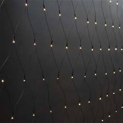 Nedis CLLN320 Decoratieve Net Verlichting | Warm Wit | 320 LED's | 3 x 1.5 m | Licht effecten: 7 | Binnen & Buiten | ...