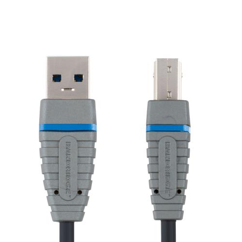 Bandridge BCL5101 SuperSpeed USB 3.0 Apparaatkabel 1.0 m