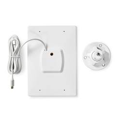 Nedis SOLCH10WT Zonnepaneel | 4.5 V DC | 0.5 A | Micro-USB | Kabellengte: 3.00 m | Accessoire voor: WIFICBO30WT