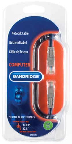 Bandridge BCL7010 Multimedia Netwerk Kabel 10.0 m