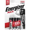 Energizer EN-MAXAAA4 Alkaline-Batterij AAA | 1.5 V DC | 4-Blister