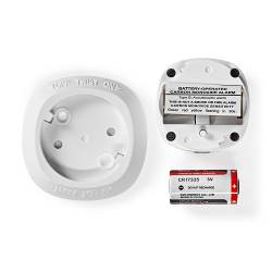 Nedis ZBDCO11WT SmartLife CO Detector | Zigbee 3.0 | Batterij Gevoed | Levenscyclus sensor: 10 Jaar | EN 50291 | Andr...